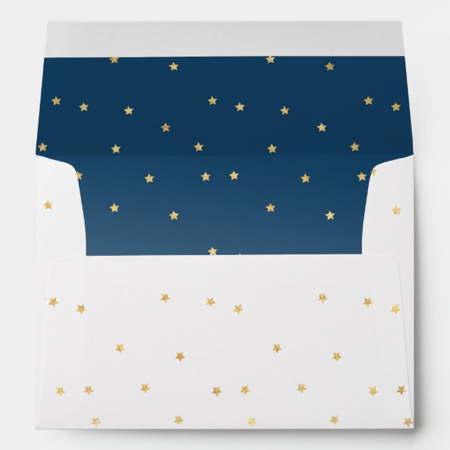 Enveloppes Gold Stars Sky Shine Bright (Dos (Bas))