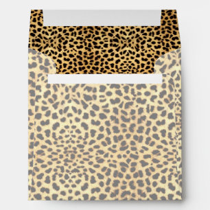 Enveloppes Golden Hues Cheetah Imprimer