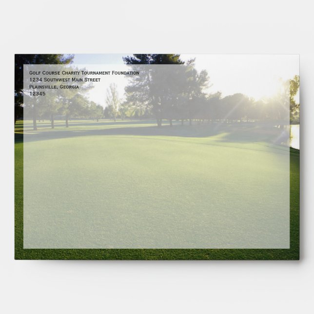 Enveloppes Golf Pittoresque (Devant)