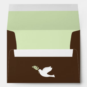 Enveloppes Green Dove Christening