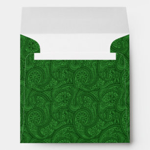 Enveloppes Green Paisley