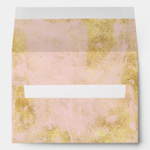Enveloppes Grunge d'or rose