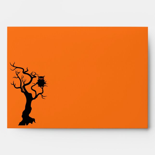 Enveloppes Halloween personnalisées 7 ¼ po x 5 ¼ p (Devant)