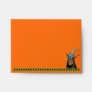 Enveloppes Halloween Rottweiler