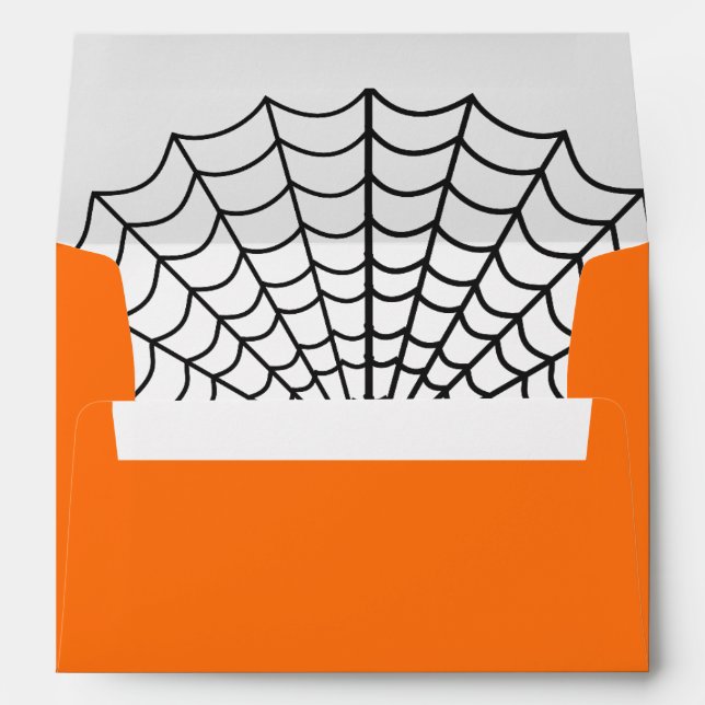 Enveloppes Halloween Spider Web (Dos (Bas))