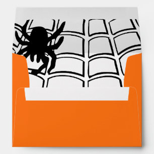 Enveloppes Halloween Spider Web