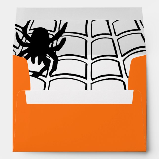 Enveloppes Halloween Spider Web (Dos (Bas))