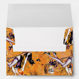 Enveloppes Halloween Witch