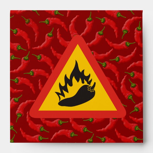 Enveloppes Hot pepper danger (Devant)