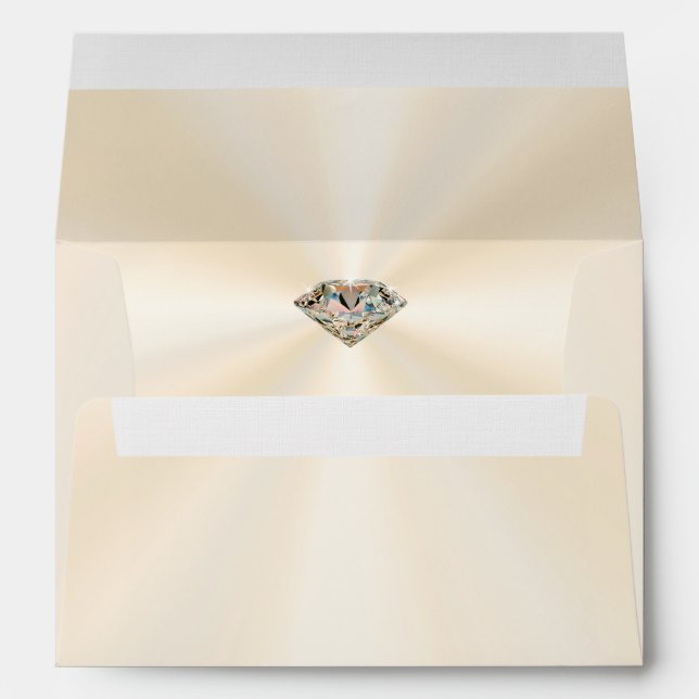 Enveloppes Impression de l'enveloppe Invitations de mariage p (Dos (Bas))