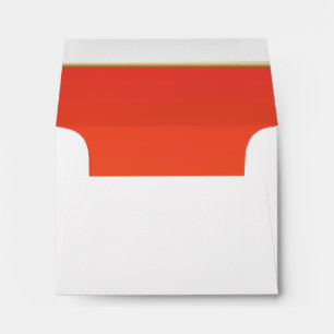 Enveloppes Impression orange vive