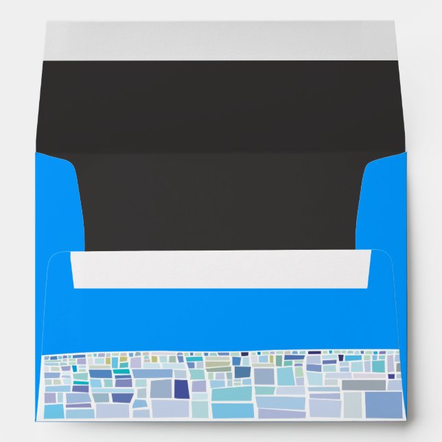 Enveloppes Invitation Bat mitzvah du Wall Street Bar (Dos (Bas))