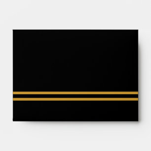 Enveloppes Invitation officielle Black & Gold