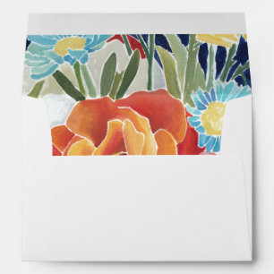 Enveloppes IV floral de minuit