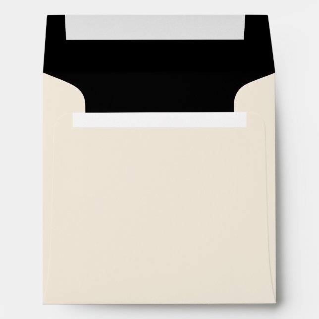 Enveloppes ivoire et noir (Dos (Bas))