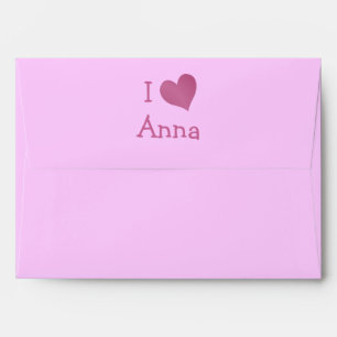 Enveloppes J'aime Anna