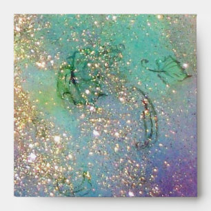 Enveloppes JARDIN DES OMBRES PERDUES bleu vert