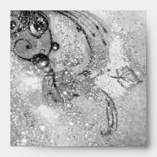 Enveloppes JARDIN DES OMBRES PERDUES noir et blanc jaune