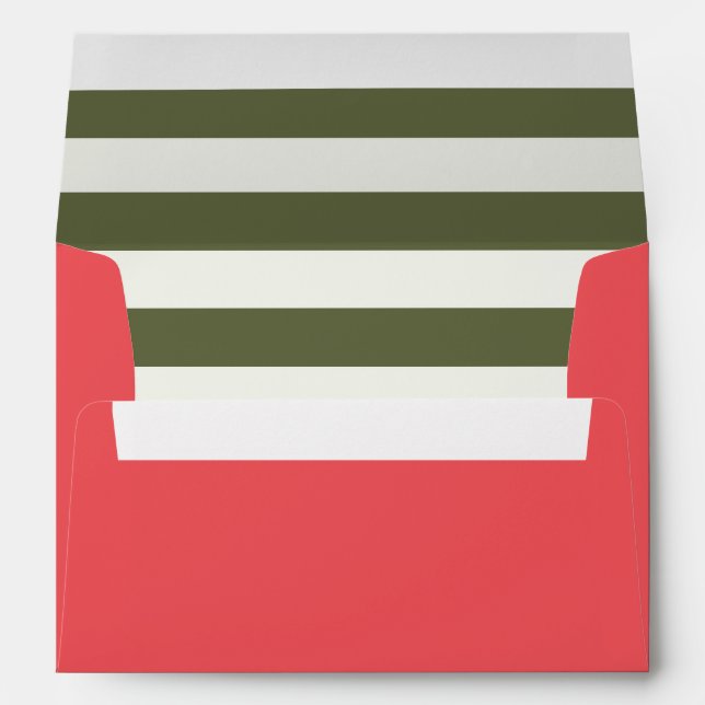 Enveloppes Jardin vintage Fuchsia & Moss (Dos (Bas))
