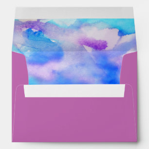 Enveloppes JE SUIS L'Enveloppe Bat mitzvah DE COULEUR D'EAU B