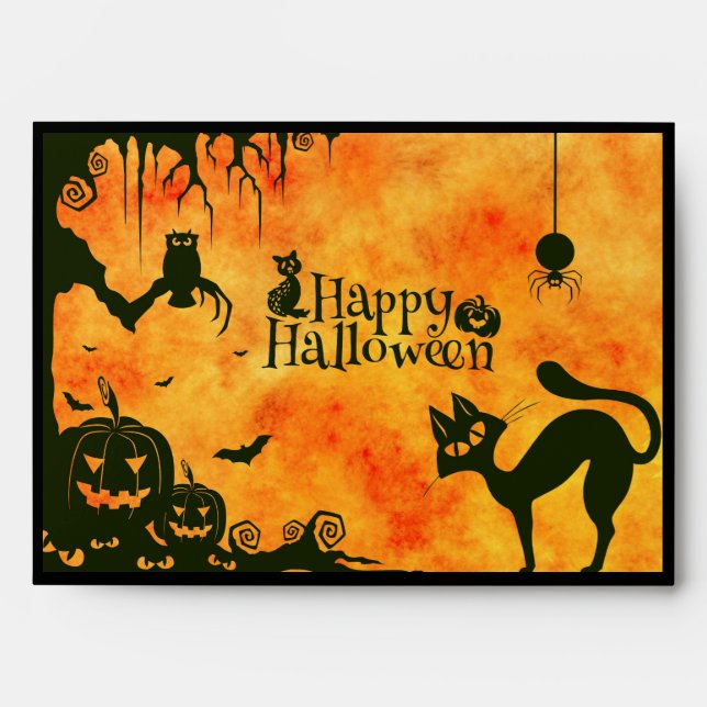 Enveloppes Joyeux Halloween (Devant)
