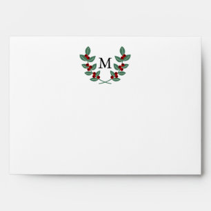 Enveloppes La collection de Mariages Monogram Berry Bush