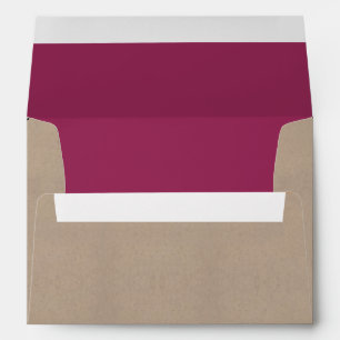 Enveloppes La collection moderne de Mariages à bascule rose