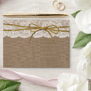 Enveloppes La collection Rustique de Mariages de Bow Twine
