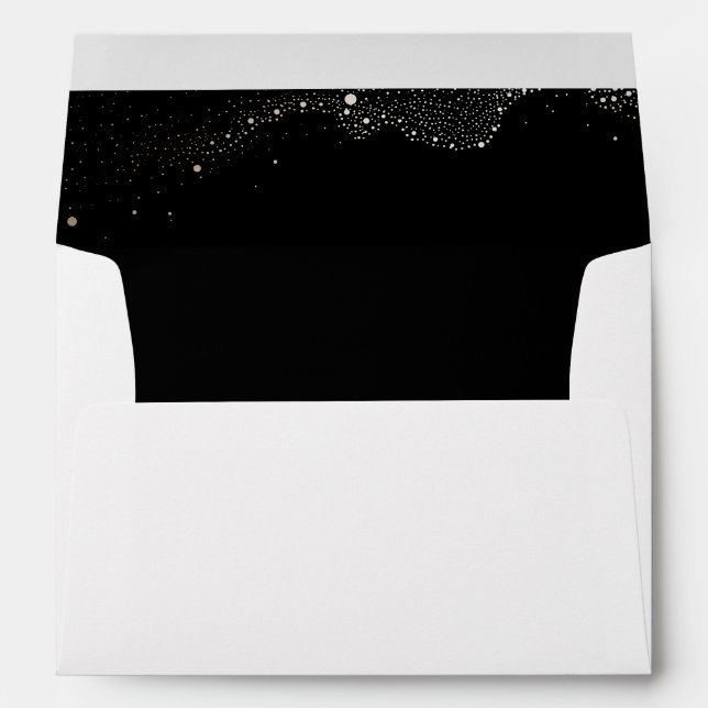 Enveloppes La nuit tient le premier rôle le mariage noir (Dos (Bas))