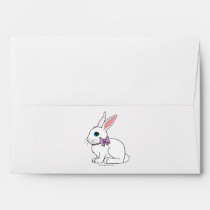 Enveloppes Lapin avec un arc