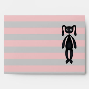 Enveloppes Lapin rouge et noir de Goth
