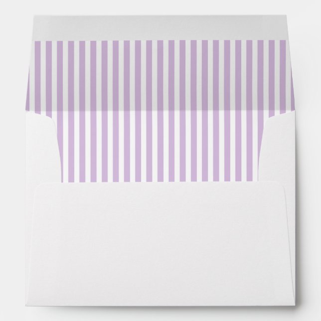 Enveloppes Lavande à bande violet (Dos (Bas))