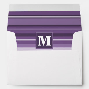 Enveloppes Lavande monogramme