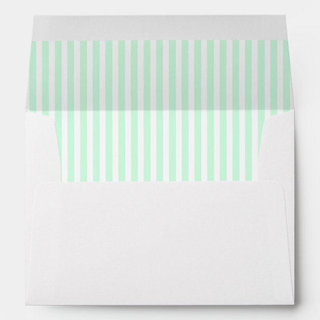 Enveloppes L'été en bon état pâlissent - la menthe verte et (Dos (Bas))