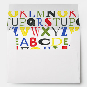 Enveloppes Lettres brillamment colorées par Megan Meagher