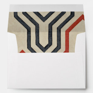 Enveloppes Lignes graphiques oranges et bleues