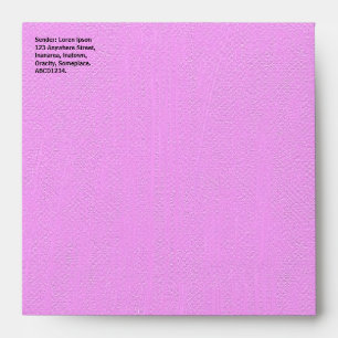 Enveloppes Lilac Peint en toile rose Effet Texture