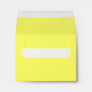 Enveloppes limoneuses citron canari jaune A2