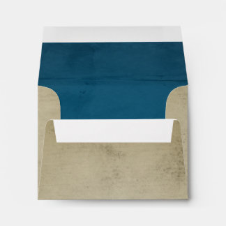 Enveloppes Linge vintage avec Velours Bleu A2