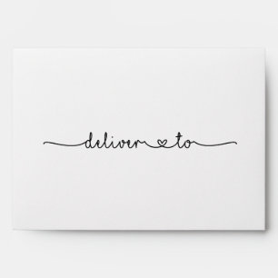 Enveloppes Love Hearts Faire-part de mariage
