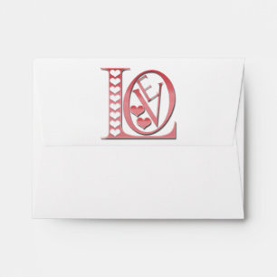 Enveloppes Love Letters With Hearts par Shirley Taylor