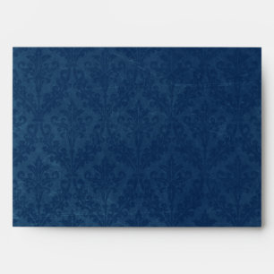 Enveloppes Luxueux Damas Bleu : Linge de maison Mariage A-7