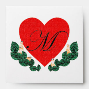 Enveloppes M dans un coeur