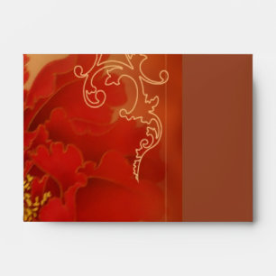 Enveloppes Mariage chinois Red Peony double bonheur