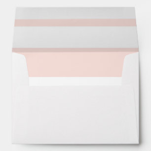 Enveloppes Mariage de Pink and White Stripes