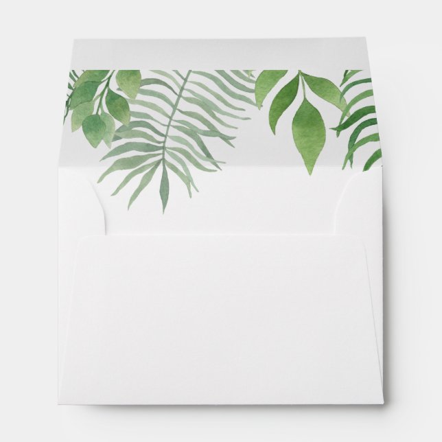 Enveloppes Mariage de remplissage aquarelle (Dos (Bas))