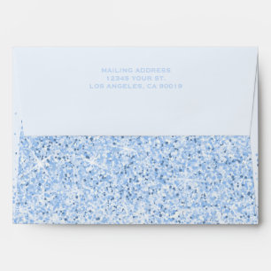 Enveloppes Mariage de scintillement moderne de parties