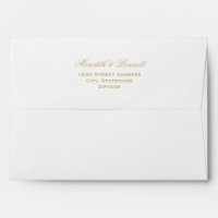 Mariage élégant or et blanc