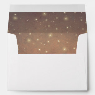 Enveloppes Mariage russe Vintage de la nuit des lucioles