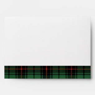 Enveloppes Mariage vintage, Tartan Davidson Motif moderne